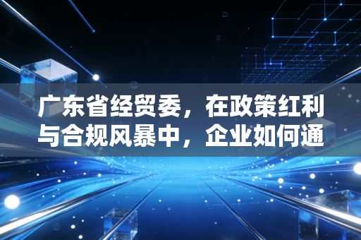 广东省经贸委，在政策红利与合规风暴中，企业如何通过财务视角突围？