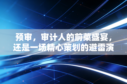 预审，审计人的前菜盛宴，还是一场精心策划的避雷演习？