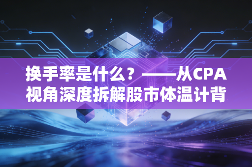 换手率是什么?——从CPA视角深度拆解股市体温计背后的资金博弈与人性