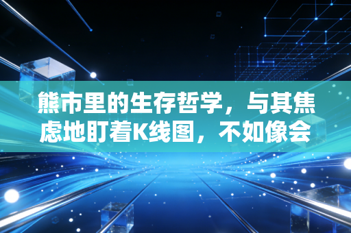 熊市里的生存哲学，与其焦虑地盯着K线图，不如像会计师一样思考