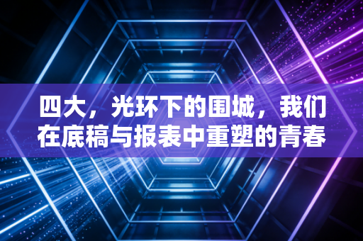 四大,光环下的围城,我们在底稿与报表中重塑的青春