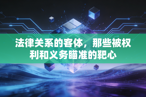 法律关系的客体,那些被权利和义务瞄准的靶心