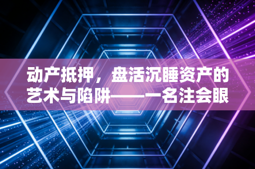 动产抵押,盘活沉睡资产的艺术与陷阱——一名注会眼中的融资博弈