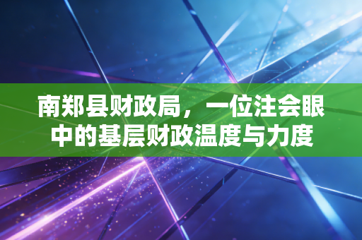 南郑县财政局，一位注会眼中的基层财政温度与力度