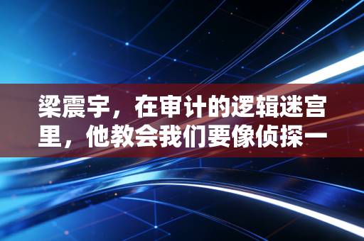 梁震宇，在审计的逻辑迷宫里，他教会我们要像侦探一样思考