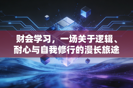 财会学习，一场关于逻辑、耐心与自我修行的漫长旅途