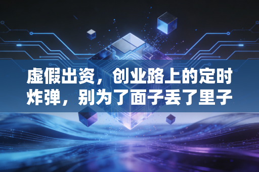 虚假出资，创业路上的定时炸弹，别为了面子丢了里子