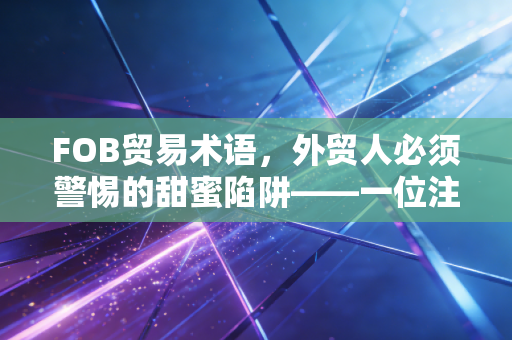 FOB贸易术语,外贸人必须警惕的甜蜜陷阱——一位注会眼中的风险与账务处理
