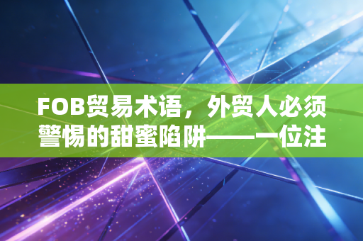 FOB贸易术语,外贸人必须警惕的甜蜜陷阱——一位注会眼中的风险与账务处理