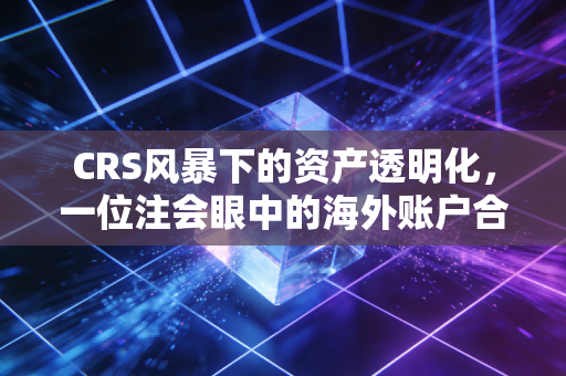 CRS风暴下的资产透明化，一位注会眼中的海外账户合规与生存智慧