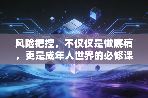 风险把控，不仅仅是做底稿，更是成年人世界的必修课