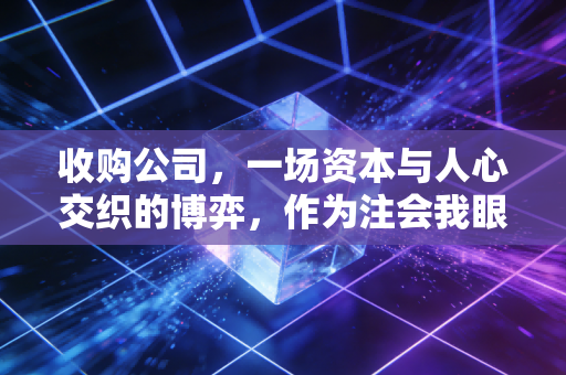 收购公司，一场资本与人心交织的博弈，作为注会我眼中的那些坑与光