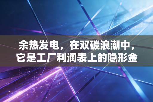余热发电,在双碳浪潮中,它是工厂利润表上的隐形金矿