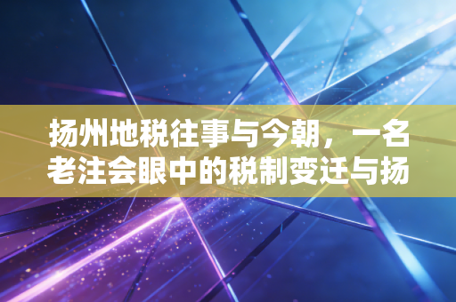 扬州地税往事与今朝，一名老注会眼中的税制变迁与扬州营商环境