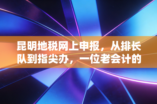 昆明地税网上申报,从排长队到指尖办,一位老会计的实操心路与避坑指南