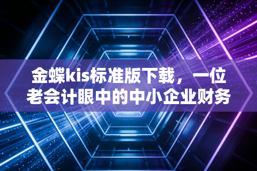 金蝶kis标准版下载，一位老会计眼中的中小企业财务数字化之路