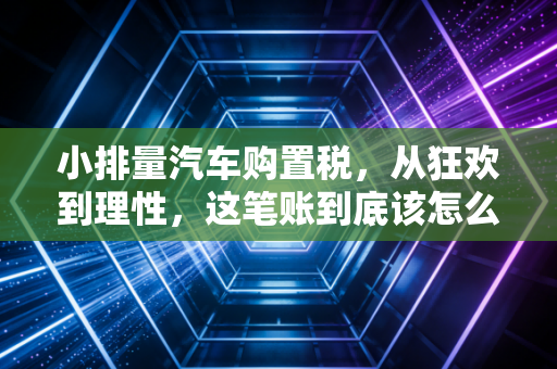小排量汽车购置税,从狂欢到理性,这笔账到底该怎么算?