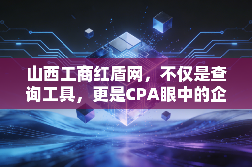 山西工商红盾网，不仅是查询工具，更是CPA眼中的企业体检报告