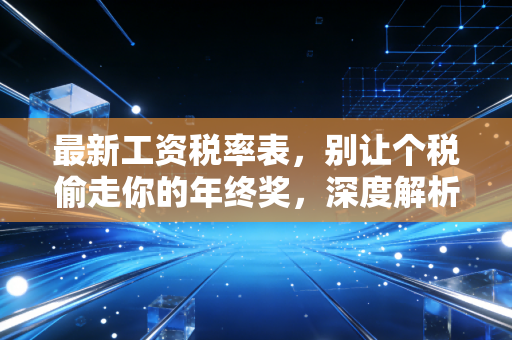 最新工资税率表，别让个税偷走你的年终奖，深度解析与避税指南