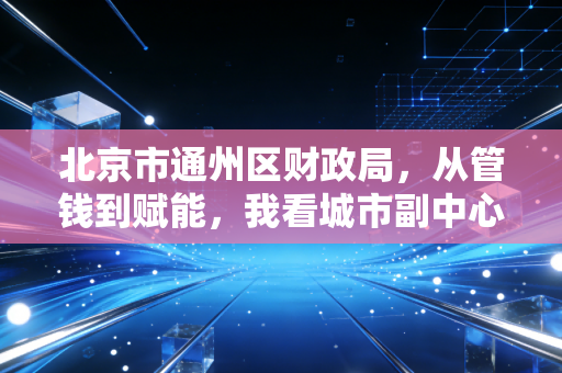 北京市通州区财政局，从管钱到赋能，我看城市副中心财政服务的蜕变