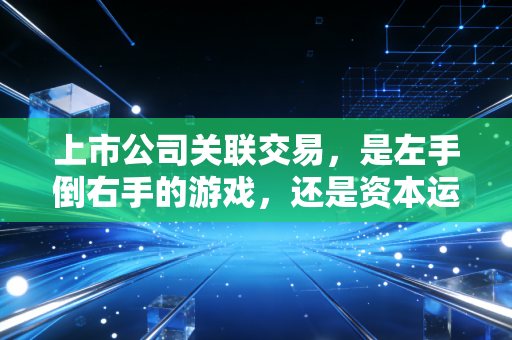上市公司关联交易，是左手倒右手的游戏，还是资本运作的必经之路？