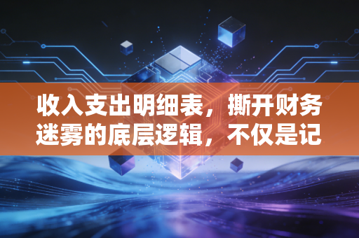 收入支出明细表，撕开财务迷雾的底层逻辑，不仅是记账，更是生活复盘