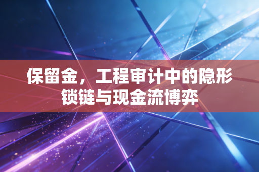 保留金，工程审计中的隐形锁链与现金流博弈