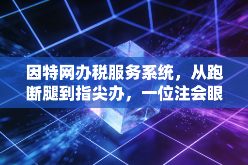 因特网办税服务系统，从跑断腿到指尖办，一位注会眼中的税务数字化变革
