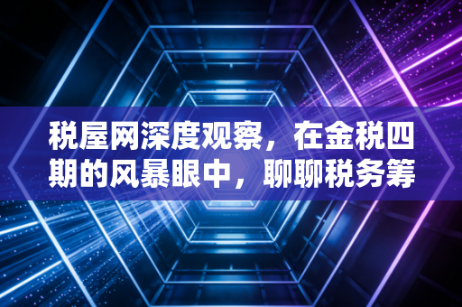 税屋网深度观察,在金税四期的风暴眼中,聊聊税务筹划的边界与会计人的自我救赎