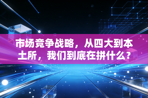 市场竞争战略，从四大到本土所，我们到底在拼什么？——一个注会老兵的深度观察