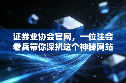 证券业协会官网,一位注会老兵带你深扒这个神秘网站背后的真相与温度
