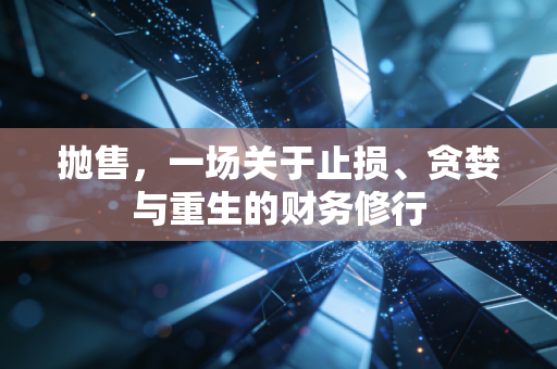 抛售,一场关于止损、贪婪与重生的财务修行