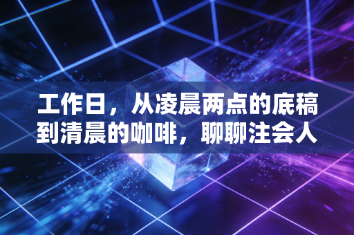 工作日,从凌晨两点的底稿到清晨的咖啡,聊聊注会人的非典型生活