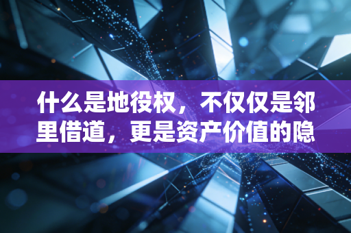 什么是地役权，不仅仅是邻里借道，更是资产价值的隐形博弈