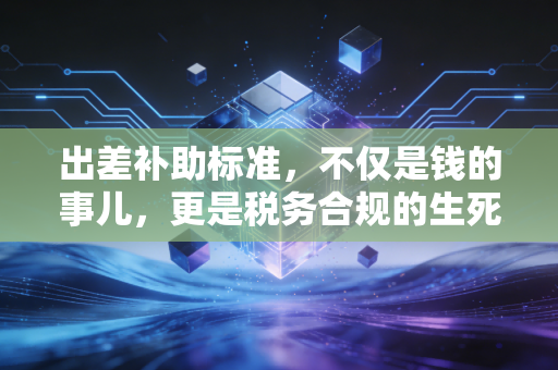 出差补助标准，不仅是钱的事儿，更是税务合规的生死线