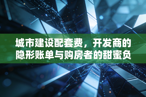 城市建设配套费，开发商的隐形账单与购房者的甜蜜负担
