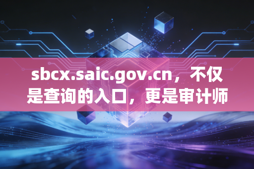 sbcx.saic.gov.cn，不仅是查询的入口，更是审计师眼中的商业照妖镜与信任试金石