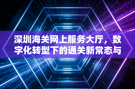 深圳海关网上服务大厅,数字化转型下的通关新常态与财务人的必修课