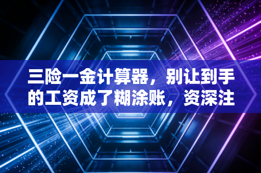 三险一金计算器,别让到手的工资成了糊涂账,资深注会教你读懂薪酬密码