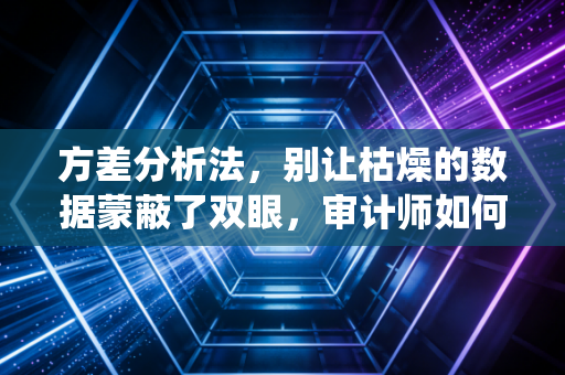 方差分析法,别让枯燥的数据蒙蔽了双眼,审计师如何用统计学洞察商业真相