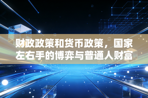 财政政策和货币政策,国家左右手的博弈与普通人财富的沉浮