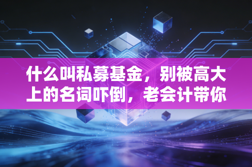 什么叫私募基金，别被高大上的名词吓倒，老会计带你拆解资本游戏的底层逻辑
