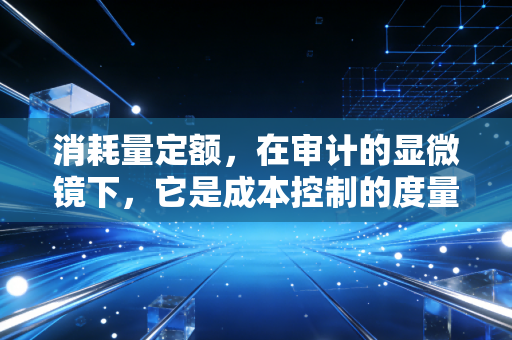 消耗量定额,在审计的显微镜下,它是成本控制的度量衡还是紧箍咒?
