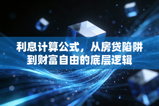 利息计算公式,从房贷陷阱到财富自由的底层逻辑