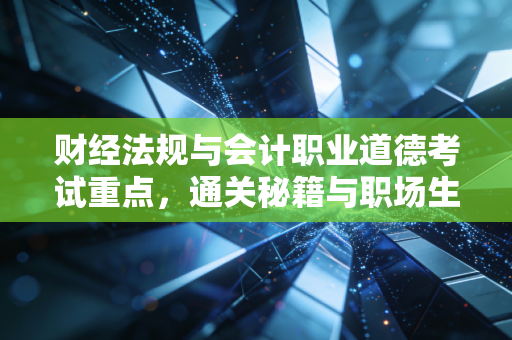 财经法规与会计职业道德考试重点,通关秘籍与职场生存法则全解析