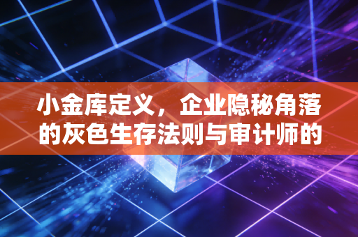 小金库定义,企业隐秘角落的灰色生存法则与审计师的博弈