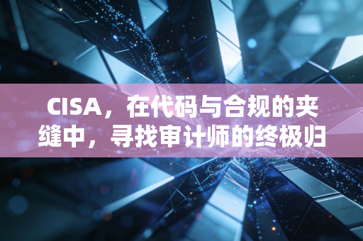 CISA，在代码与合规的夹缝中，寻找审计师的终极归宿