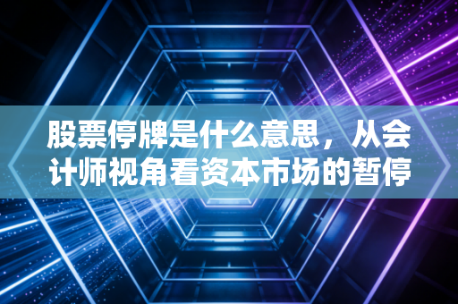 股票停牌是什么意思,从会计师视角看资本市场的暂停键与背后的利益博弈