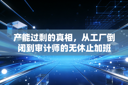 产能过剩的真相，从工厂倒闭到审计师的无休止加班