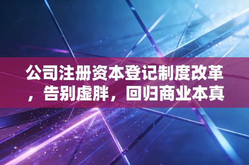 公司注册资本登记制度改革,告别虚胖,回归商业本真——一位注会眼中的十年变迁与未来展望